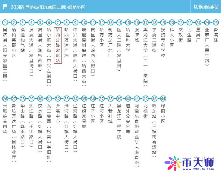 所有能到哈西站、哈北站的公交车都在这了 值得你收藏