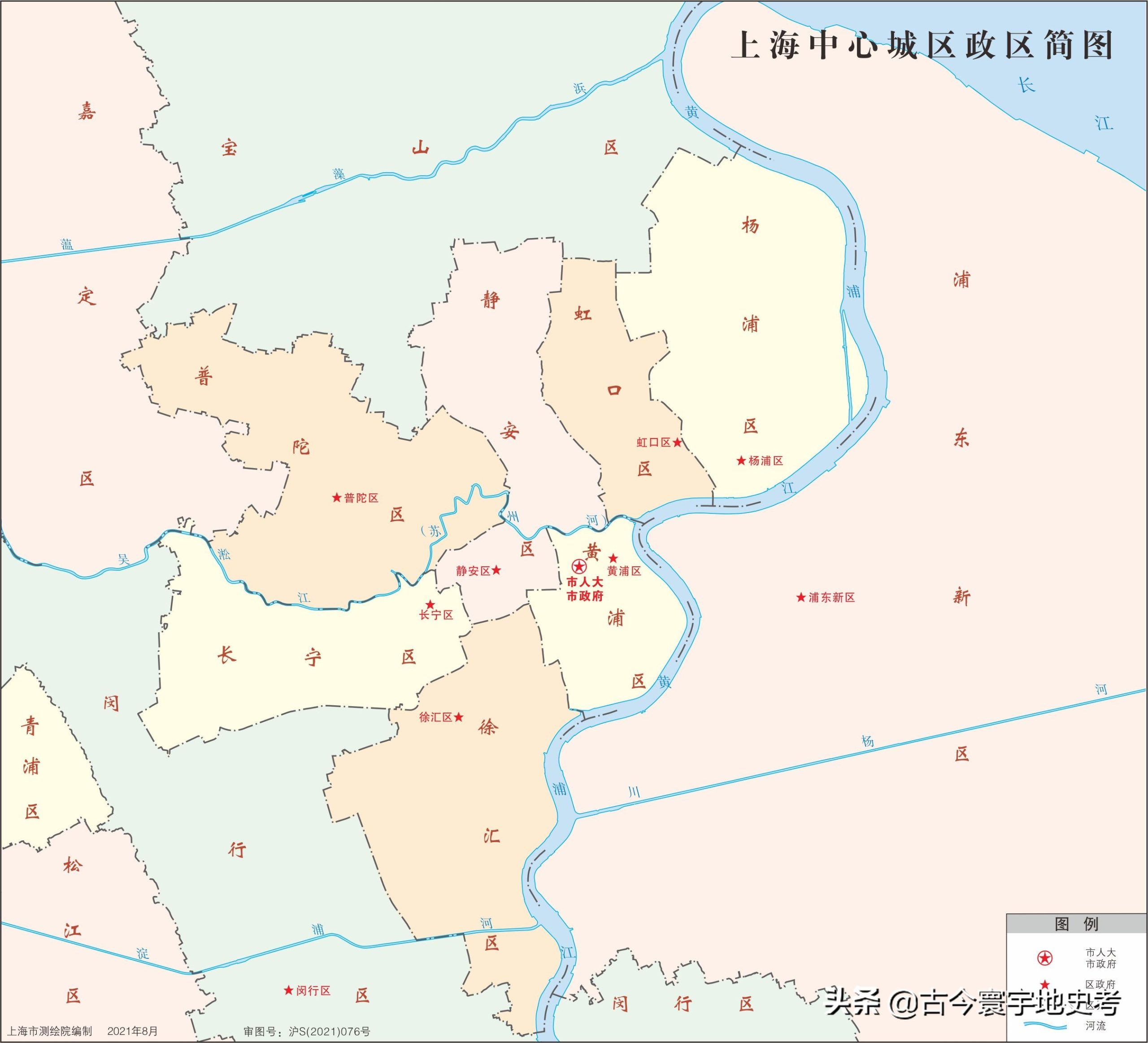 上海市各区地图