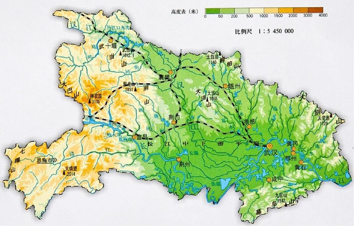 湖北山脉图图片