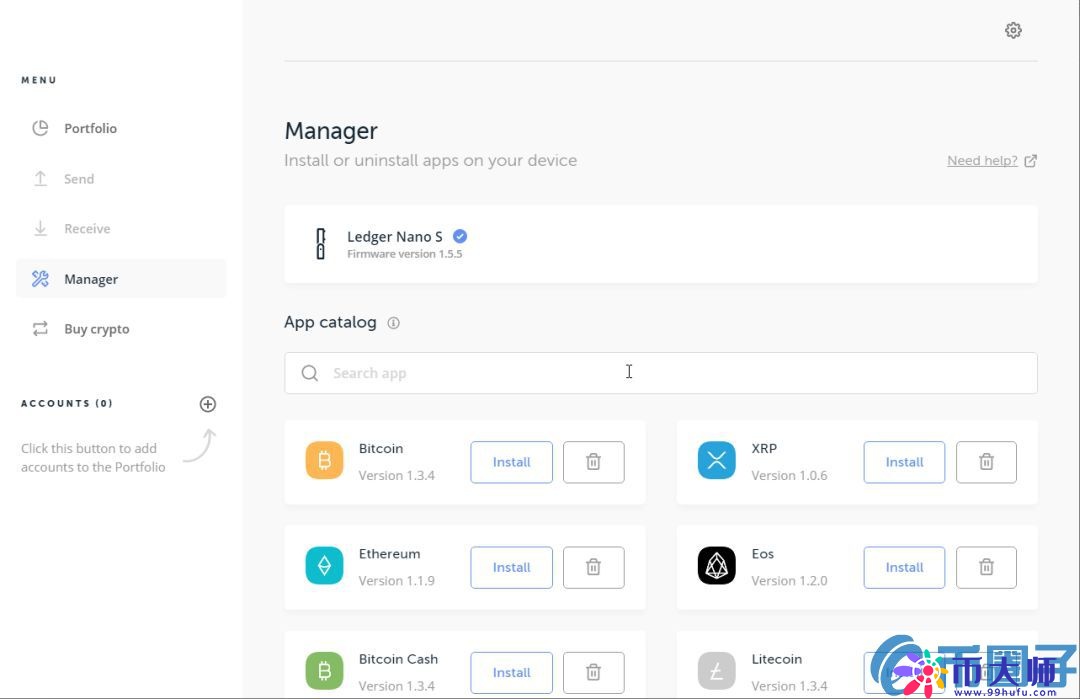 Ledger Nano S硬件钱包开箱实测：添加数字资产