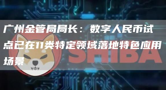 广州金管局局长：数字人民币试点已在11类特定领域落地特色应用场景1