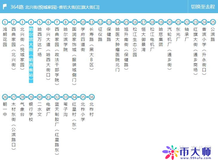 所有能到哈西站、哈北站的公交车都在这了 值得你收藏